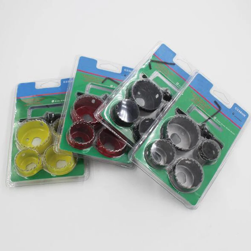 6 шт./компл. высокое качество Би металл дерево отверстие пила набор для