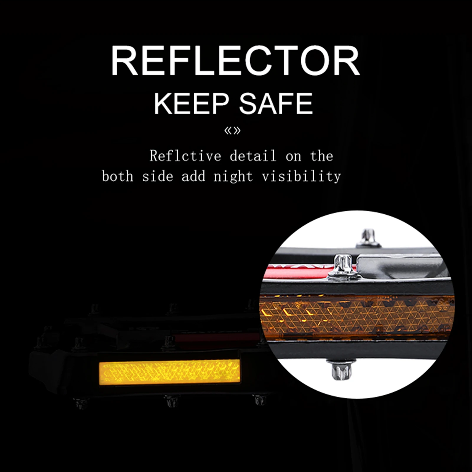 

Bicycle Pedal Anti-skid Pins Anti-vibration Cycling Nylon Road Bike Bmx Mtb Pedals Flat Platform Bicycle Parts Accessories