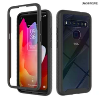 rugged armor case for tcl 10l 10 l 20s funda shockproof frame clear back cover for tcl 10 5g uw 20 pro protective 2 in 1 bumper