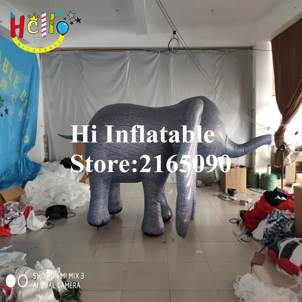 3 m long inflatable moving elephant cartoon animal mascot | Дом и сад