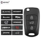 Пульт дистанционного управления KEYYOU для Kia K2, K5, Rio 3, Ceed, Sorento Sportage 3, BT, корпус ключа для автомобиля, чехол для Hyundai Solaris, Accent, Avante, I30, IX35