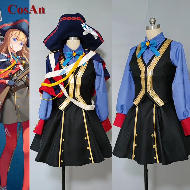 

CosAn Game Warship Girls R Northampton Cosplay Costume Cute Sweet Combat Uniform Activity Party Role Play Clothing Cutom-Make