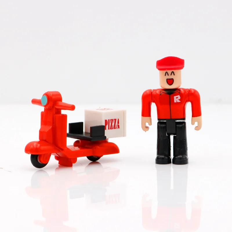 ROBLOX игрушка Work at a пицца 4 звена 7 см куклы из ПВХ игрушки модели фигурки для