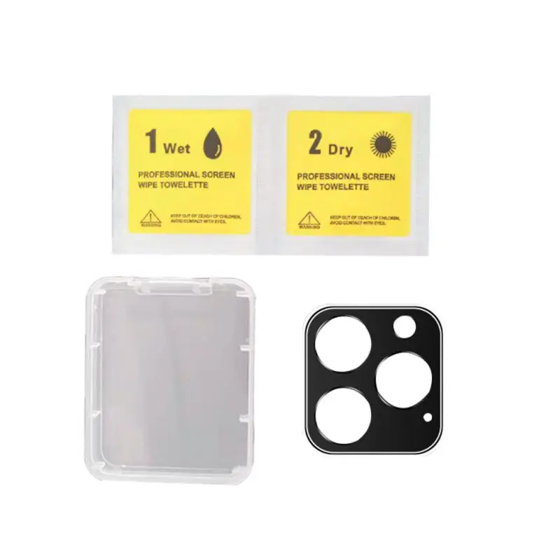 Черное/золотое/серебряное алюминиевое жесткое стекло для задней камеры телефона