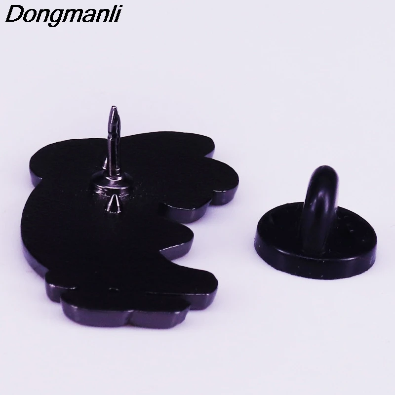 

P5266 Dongmanli Owl Hard Enamel Pins Badge Backpack Collar Lapel Women Men Fashion Movie Jewelry