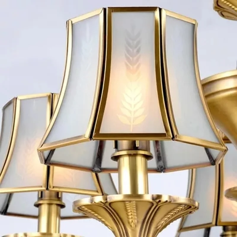 Роскошная подсветка для гостиной медная лампа | Лампы и освещение