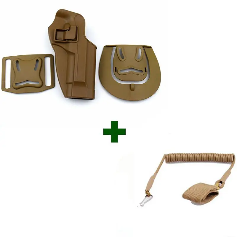 Охотничья кобура для пистолета правой руки и страйкбола + строп Beretta M9