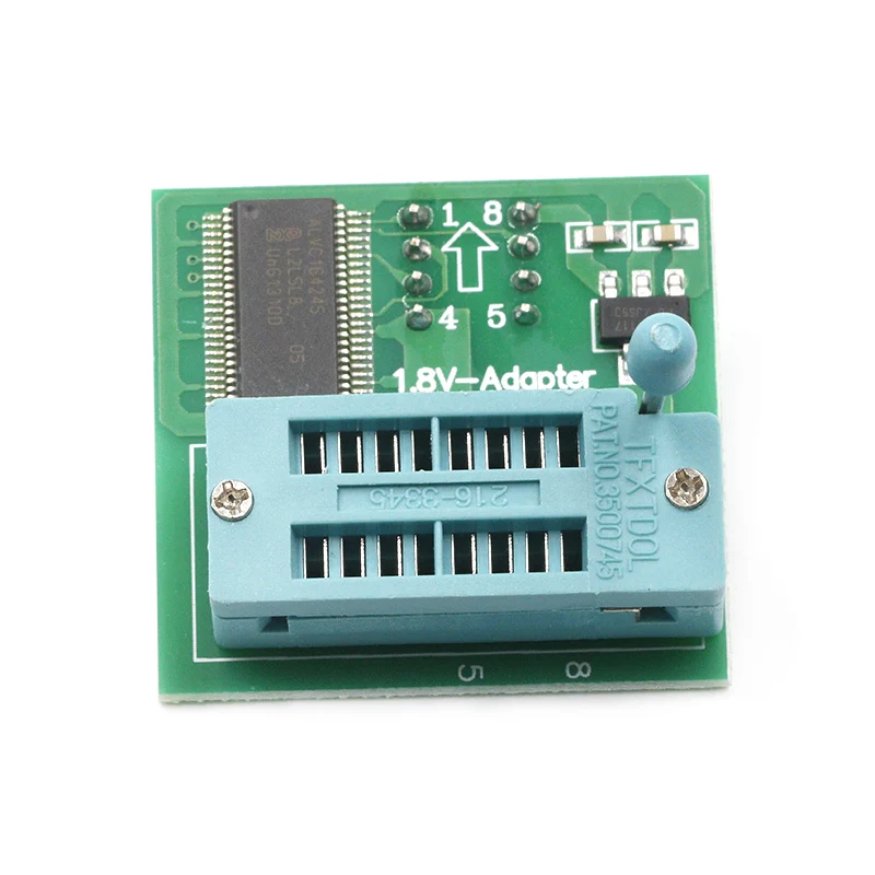 1.8V adapter for motherboard SPI Flash SOP8 DIP8 W25 MX25 use on programmers TL866CS TL866A EZP2010 EZP2013 CH341 | Электронные