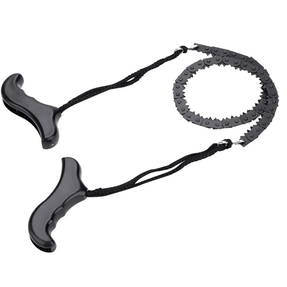 

Portable Chain Saw Cutting Machine Handheld Survival Emergency Chainsaw with Bag Outdoor Camping Hiking Garden Tool Folding