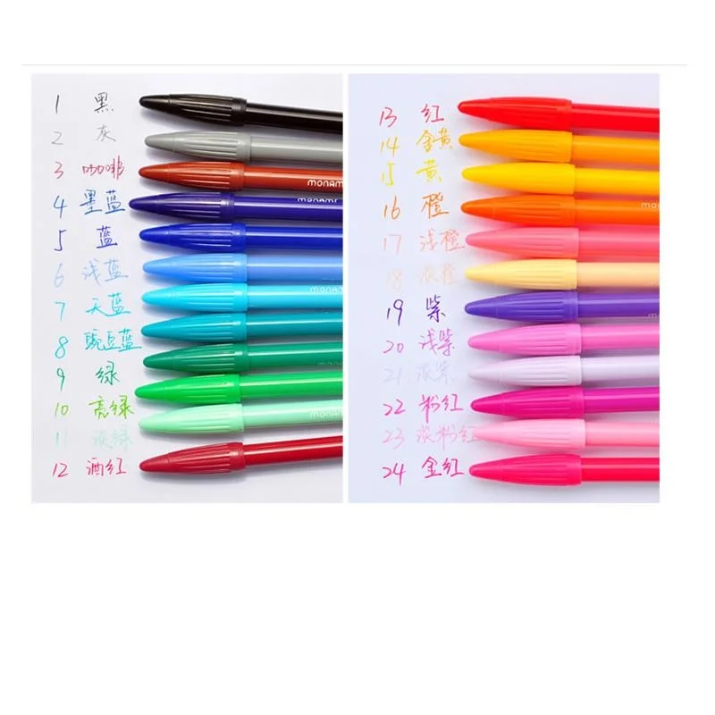 Monami мульти Цвет Fine Liner ручки набор 12/24/36 s Soft Touch микрон наконечник для рисования