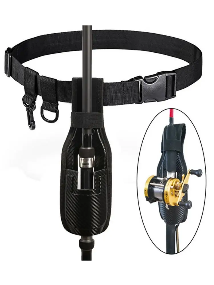 Портативный держатель для удочки на талию органайзер снасти свободных рук