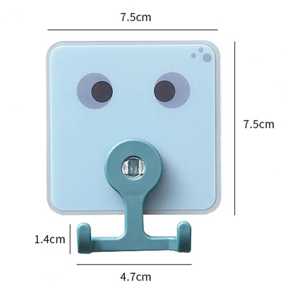 

Hanger Hook Punch Free Wall-Mounting ABS Plastic Durable Wall Sticker Bathroom Accessories Home Washroom Storage