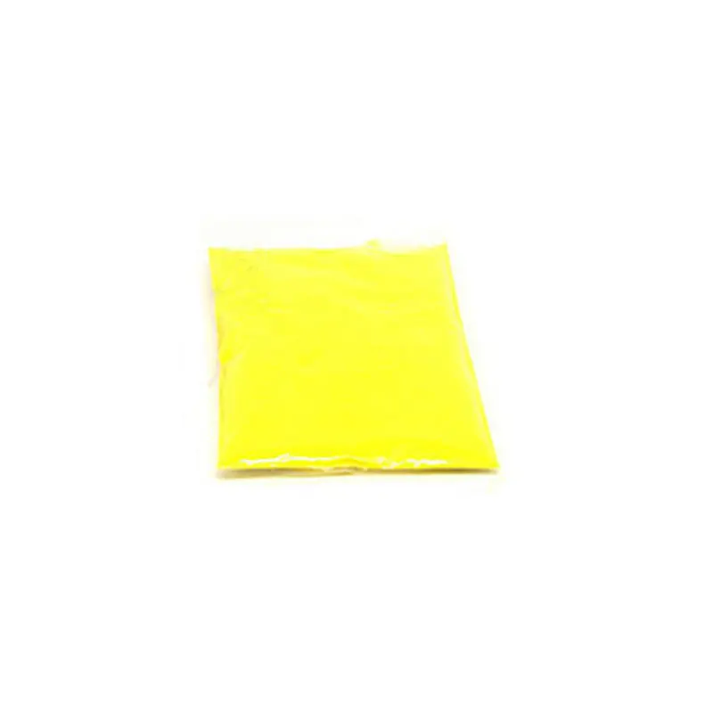 Yellow Кукурузный крахмал, бегущий порошок, цветная кукурузная мука, безвредный безопасный пищевой 100 г/пакет, 5 цветов, для праздничных мероприятий - Цвет: Yellow