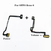 100 original power onoff volume side button key flex cable for oppo reno 6 reno6 power volume audio replacement parts