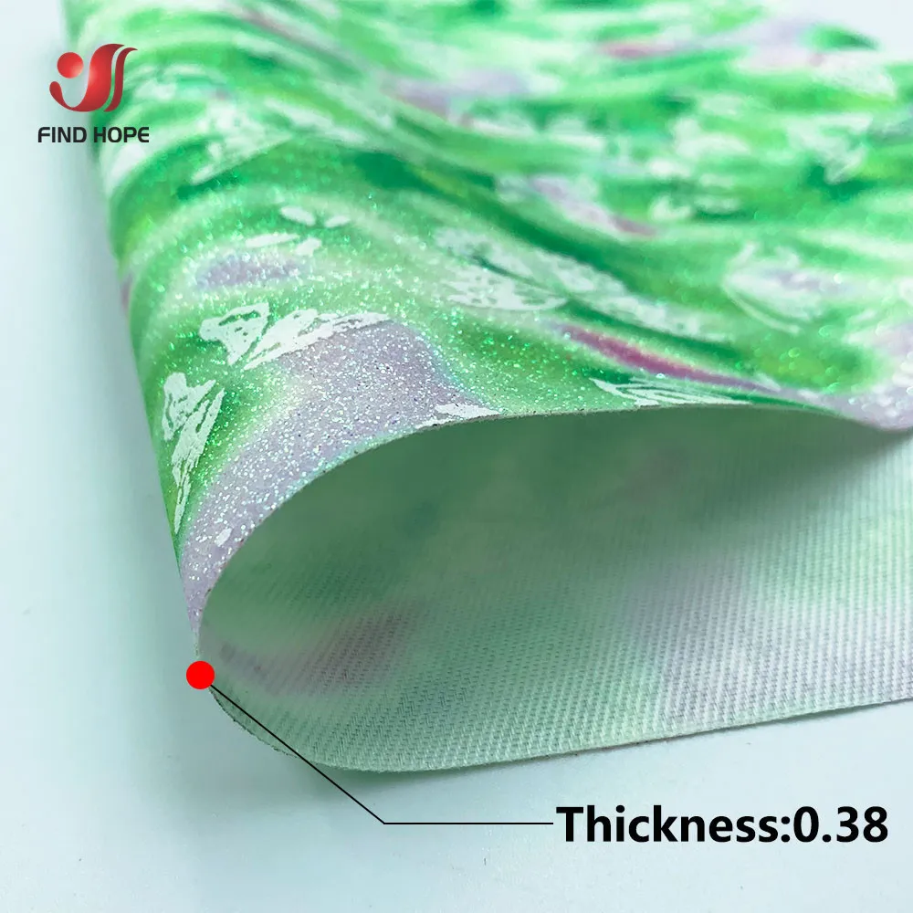 Швейная ткань из искусственной кожи виниловая бабочка красочная тонкая