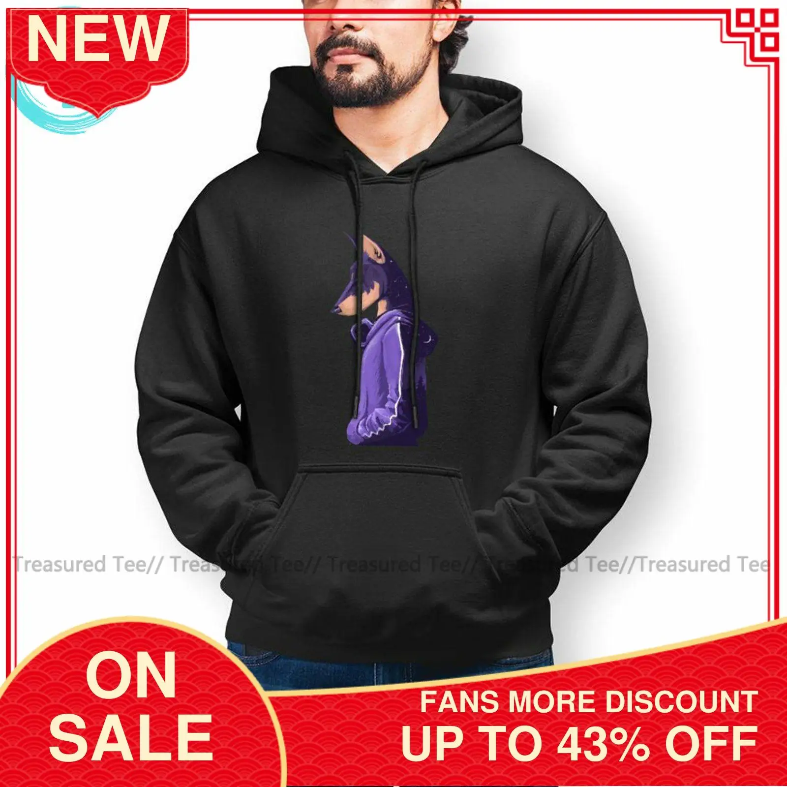

Fashion Doberman Night Doberman Hoodie Cotton Warm Hoodies Long Length Streetwear Pullover Hoodie Oversized Mens