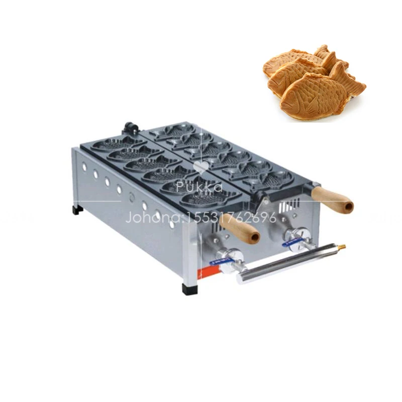 

Fish Shape Waffle Making Machine Fish Waffle Maker Taiyaki Machine
