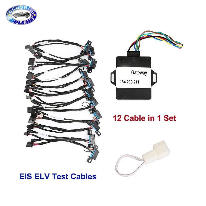 12 кабелей EIS ELV тестовые кабели для Mercedes работает вместе с инструментом VVDI MB BGA|cable