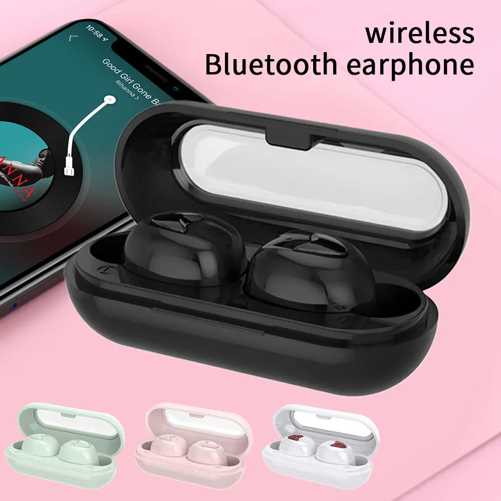 KISSCASE наушники вкладыши TWS с Беспроводной Bluetooth 5 0 мини микрофоном зарядным