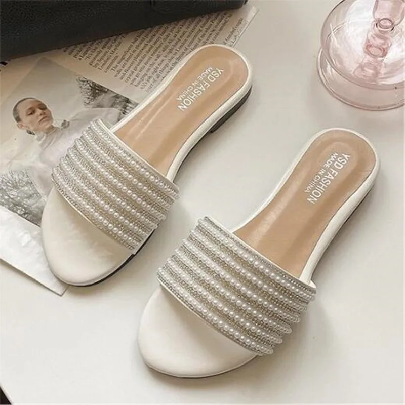 

Flat bottom womens slippers summer new women's shoes fashion platform slides women sandals breathable casual large size slipper