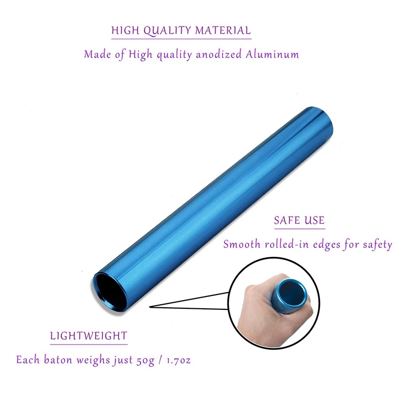 4 шт. алюминиевые релейные дубинки для занятий спортом | Спорт и развлечения