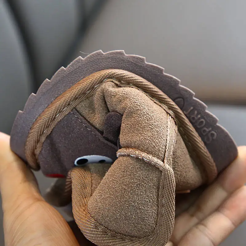 Унисекс 2020 милые зимние ботинки с оленем для девочек детские мальчиков теплые