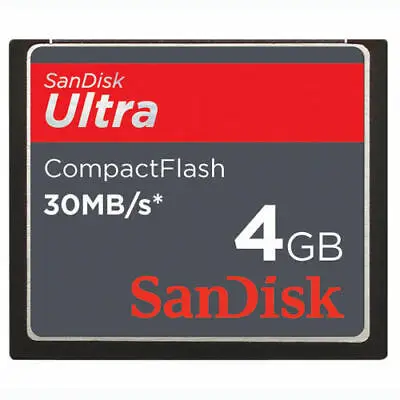 SanDisk CF карта 4 ГБ 8 компактная вспышка 30 МБ/с./с Ultra CompactFlash памяти для камеры