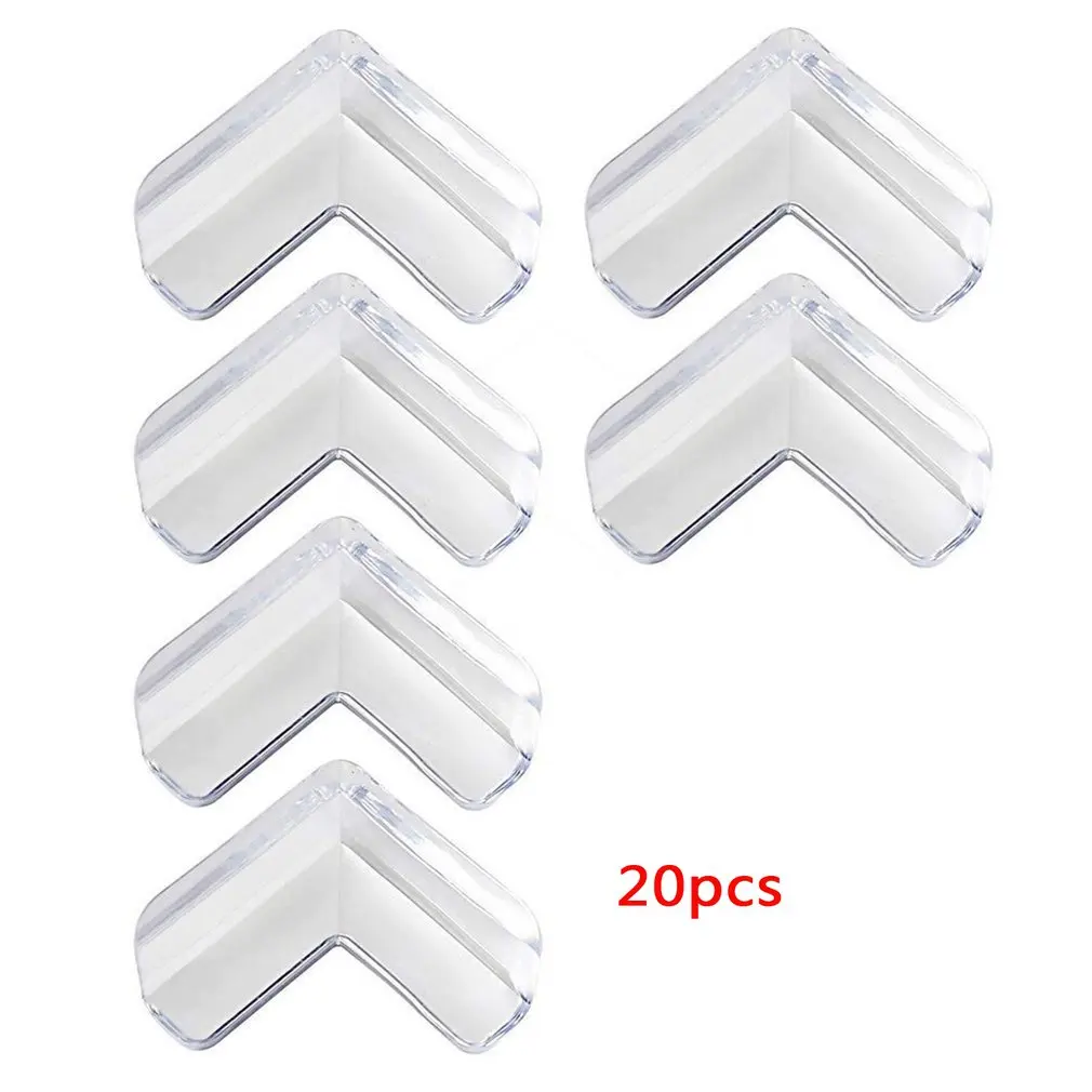

12/20pcs Baby L/Round Shape Transparent Safety Corner Protectors For Kids Child Edge Corner GuardsTable Furniture Protection