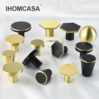 ihomcasa brass gold furniture handles for cabinets and drawers wardrobe door knob shoe cupboard pull vintage kitchen accessory