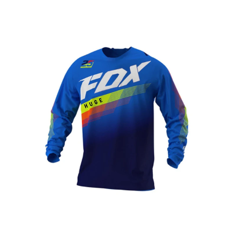 

Short Motocross Jersey Men's Cycling Jersey Motorcycle Downhill Jersey MTB Offroad Huge Fox Bicycle Locomotive T-shirt