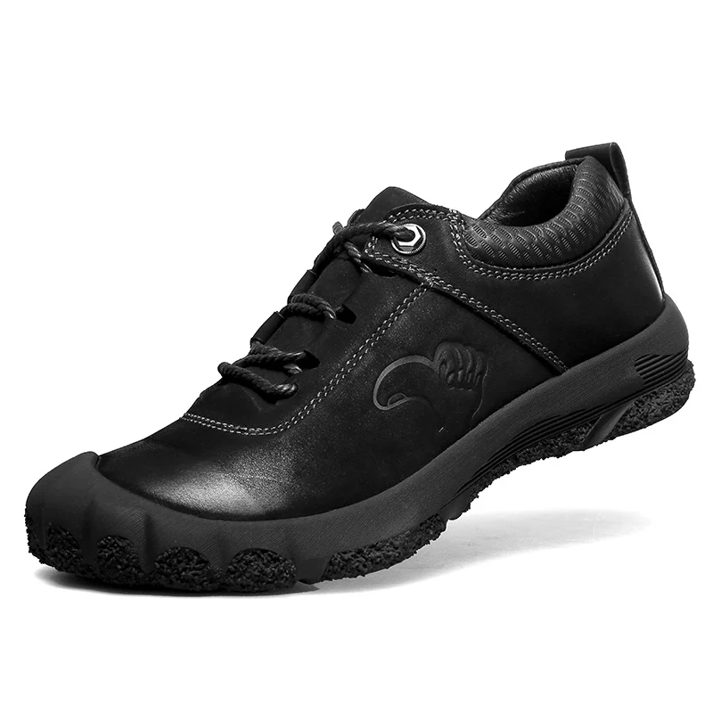 

Men's Shoes 2021 New Autumn Trendy Outdoor Shoes High Quality Men's Casual Genuine Leather Shoes Luxury Leather Hiking Footwear