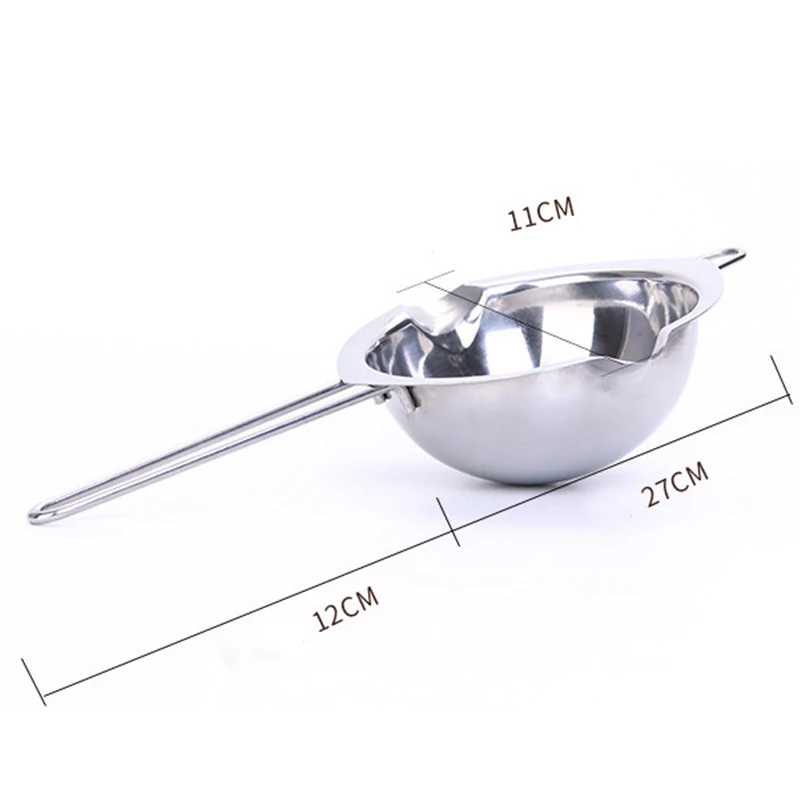 

Long Handle Stainless Steel Scented Candle Soap Chocolate Butter Handmade Soap Melting Pot Pan Bowl DIY Accessories Tool