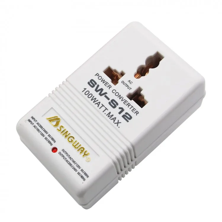

100W 220V to 110V or 110V to 220V Step Up or Step Down Voltage Converter Portable Electric USA EU Asia Travel Power Converter Ad