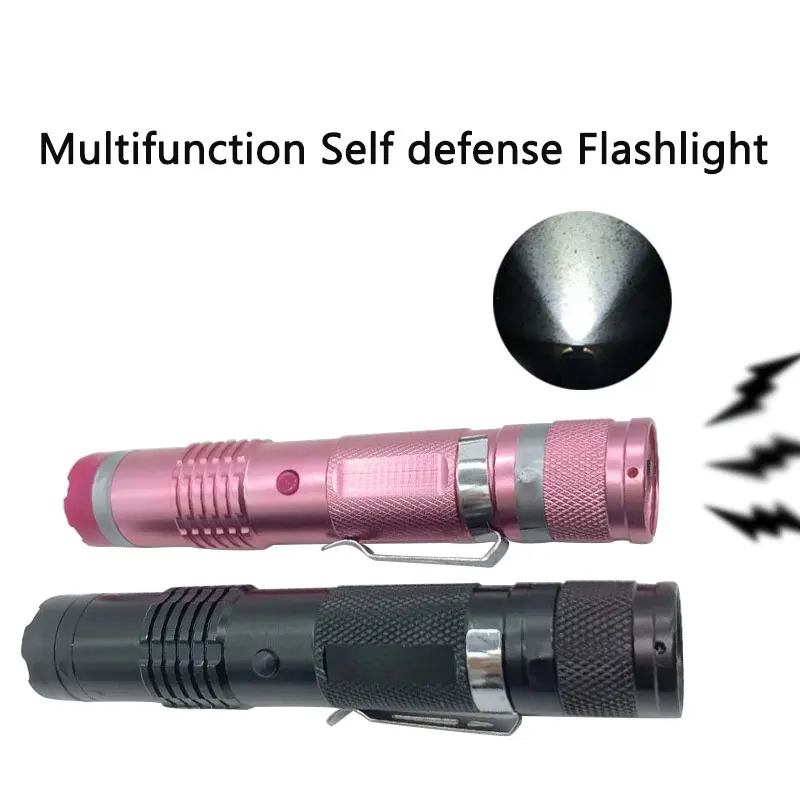 

Светодиодная вспышка с зажимом инструменты для самозащиты для женщин инструмент для защиты от волка портативный уличный EDC Многофункциона...