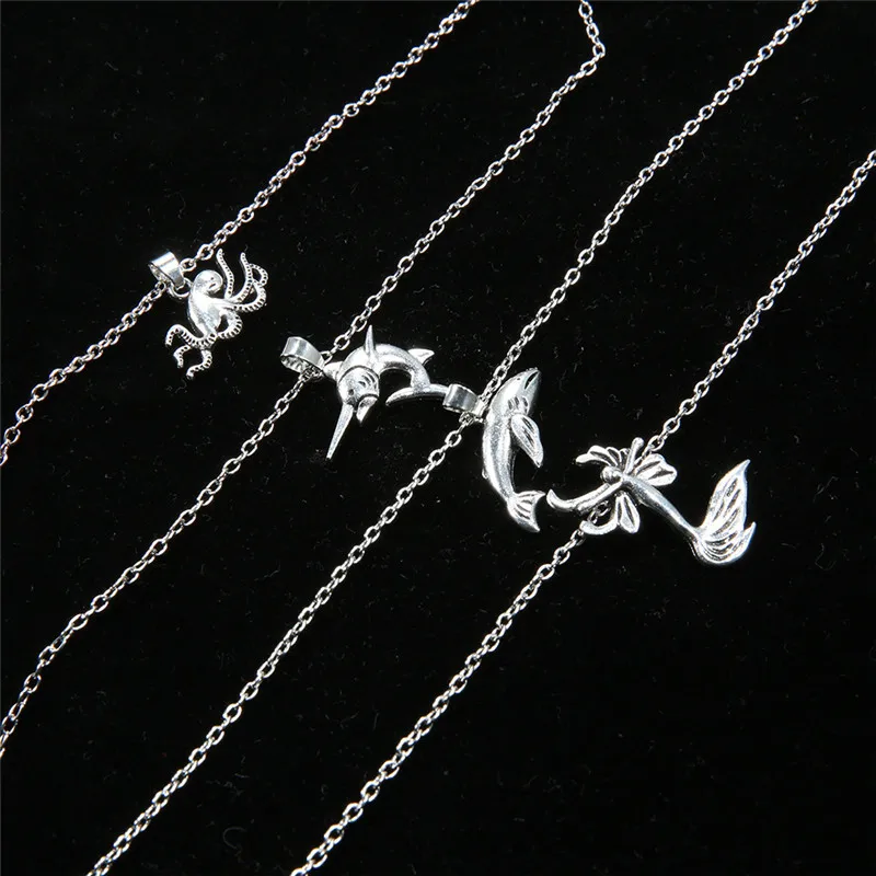 Женское Ожерелье с кулоном в стиле бохо многослойное ожерелье чокер Акула