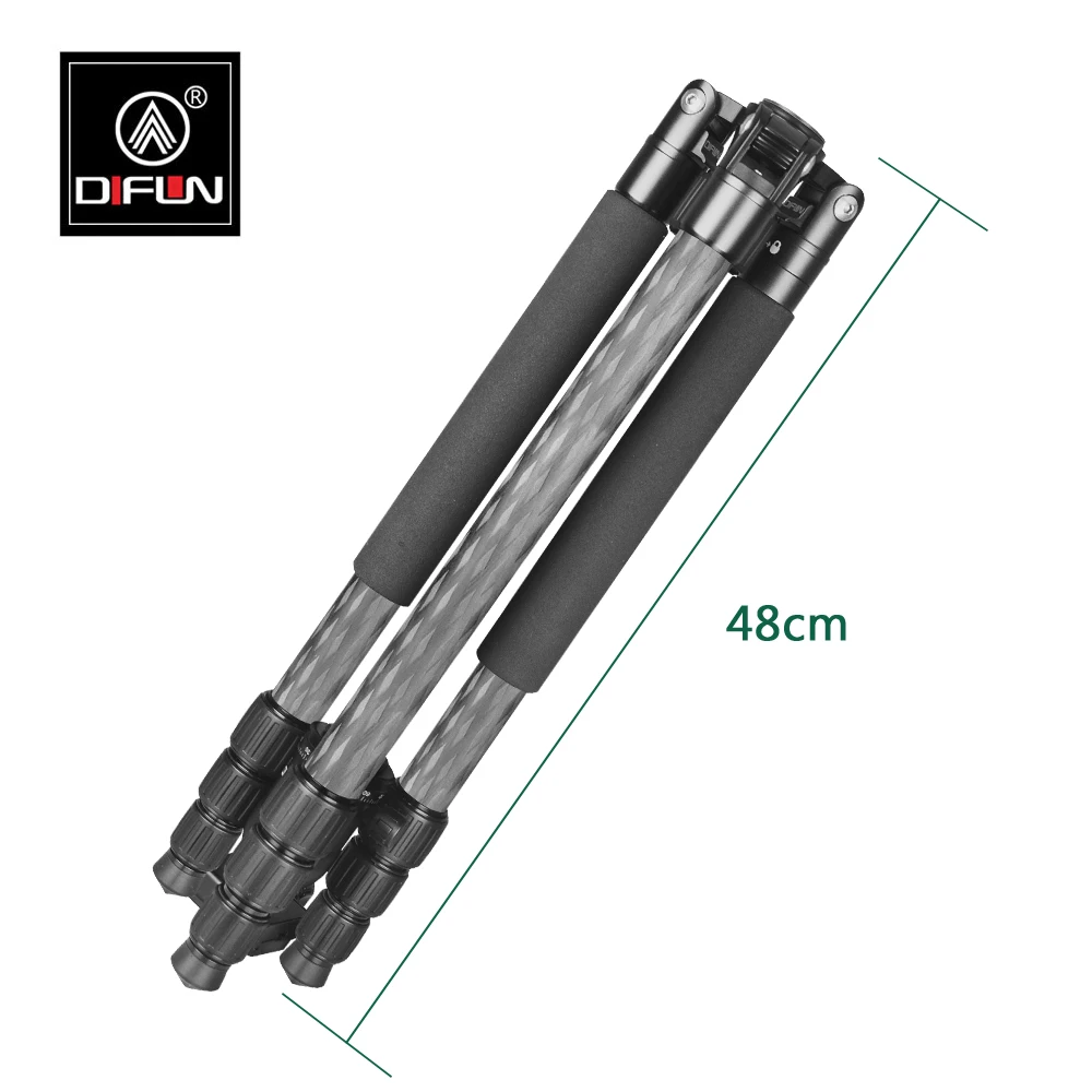DIFUN портативная фотография Tripode para Camara Canon Dslr Профессиональный карбоновый Стенд 4