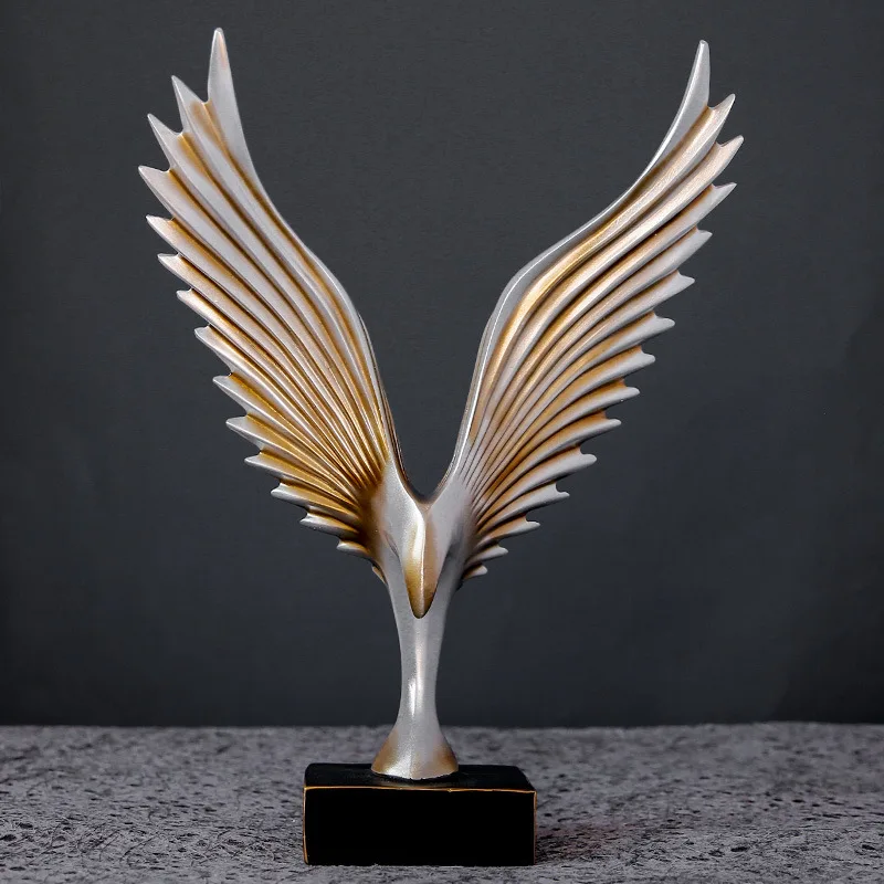 Европейская ретро абстрактная скульптура в виде животного статуэтки из смолы