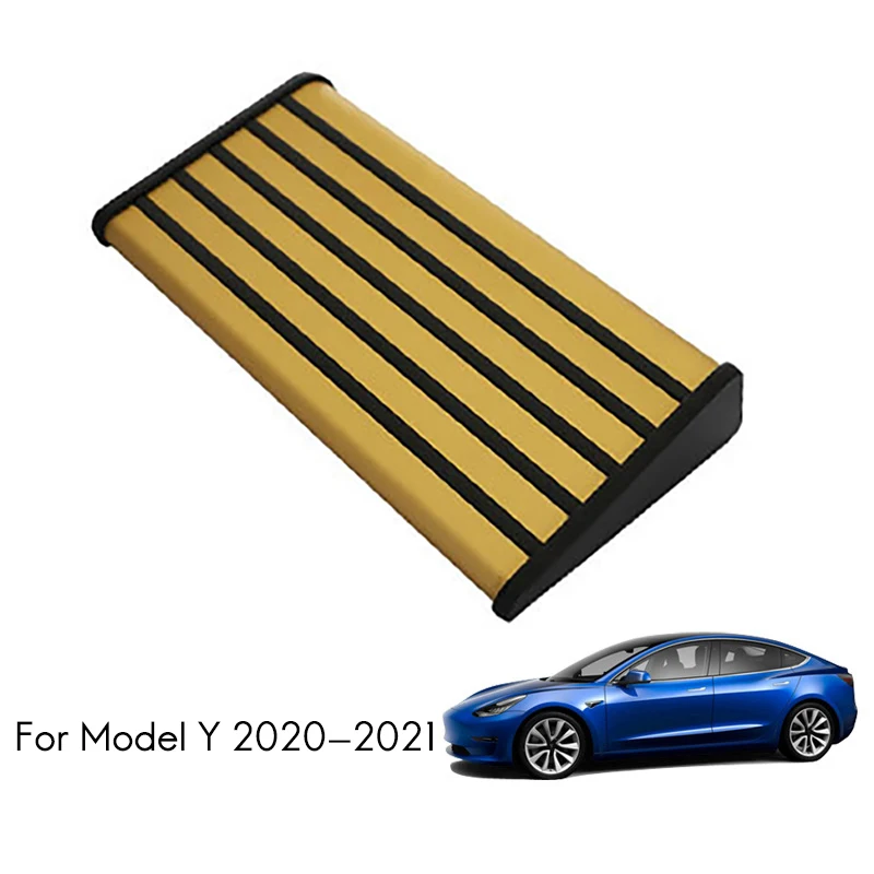 

Заднее сиденье автомобиля Tesla Model 3 Y, педаль для отдыха из алюминиевого сплава, автомобильные аксессуары для интерьера