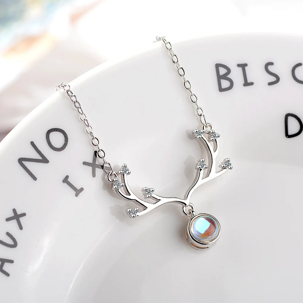 MEETSOFT посеребренное ожерелье с подвеской Минималистичная цепочка до ключиц