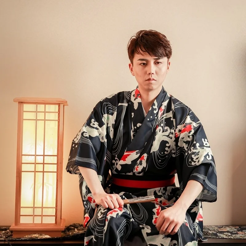 Традиционное японское кимоно Японские Кимоно Костюм самурая Japanese Cosplay Online