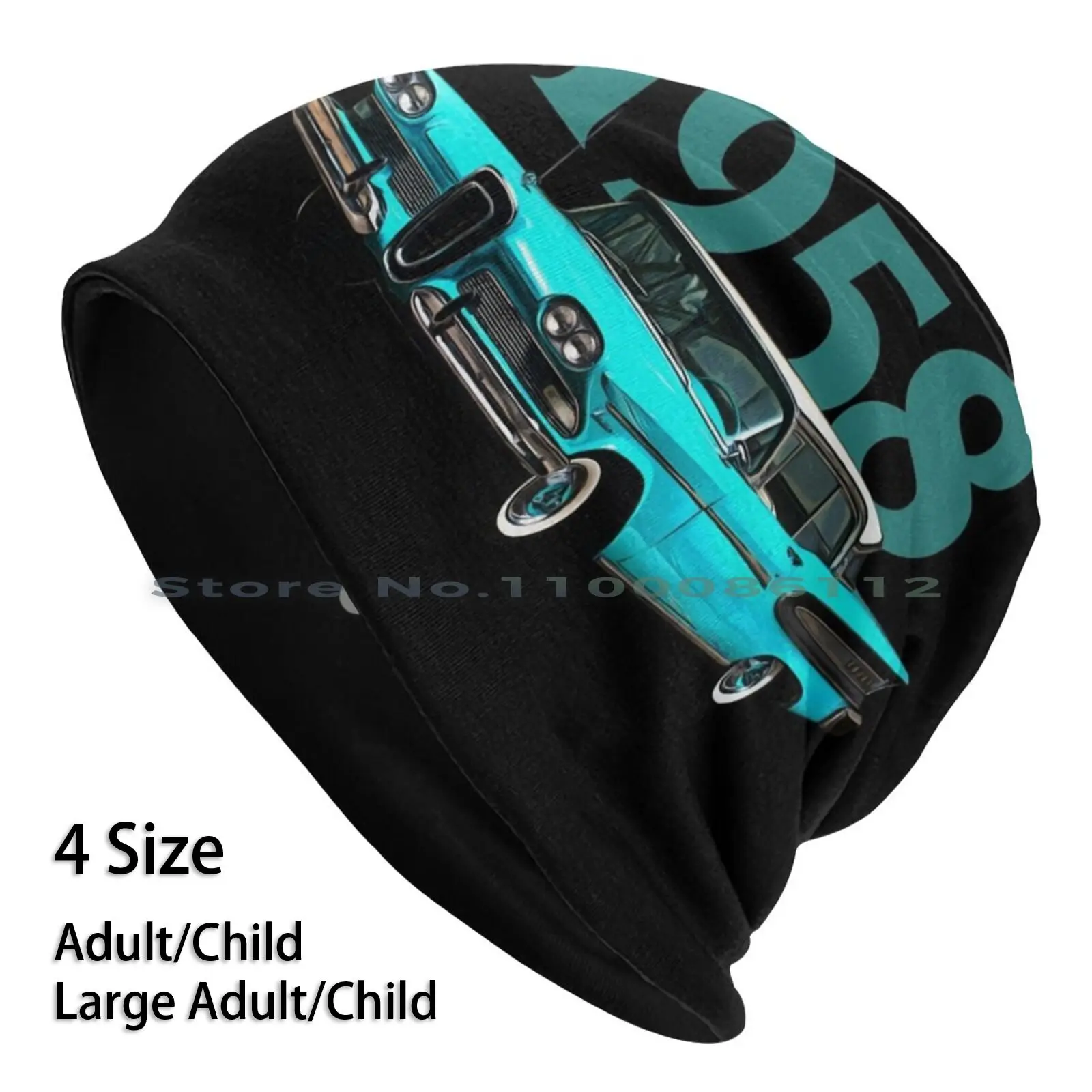 

Untitled Beanies Knit Hat Edsel 1958 1960 1959 Ranger Stencil Logo Car American Muscle Classic Vintage Brimless Knitted Hat