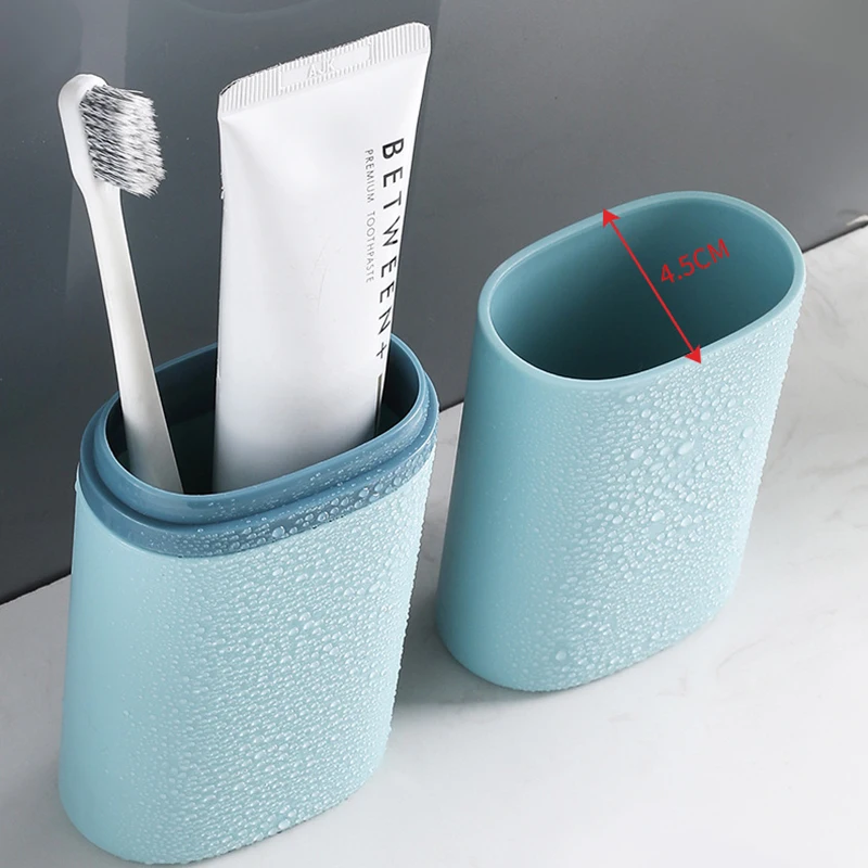 

Travel Toothbrush Holder Box Outdoor Camping Plastic Toothbrush Toothpaste Storage Organizer Portable Bathroom Accessories
