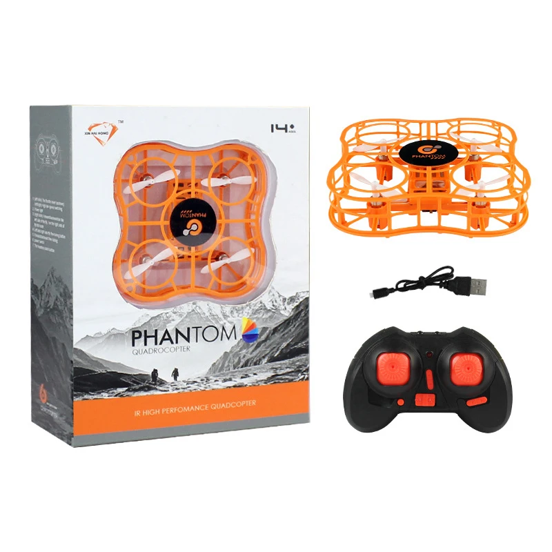 Новый мини Радиоуправляемый Дрон 2 4G 4CH летательный аппарат со всеми круглыми