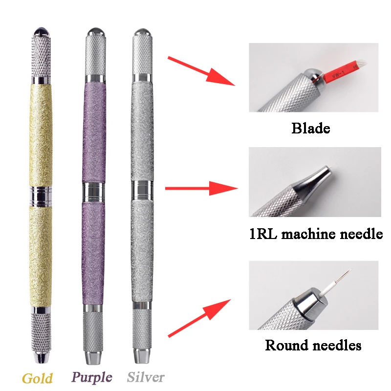 1 шт. перманентные принадлежности для макияжа ручка тату из нержавеющей стали