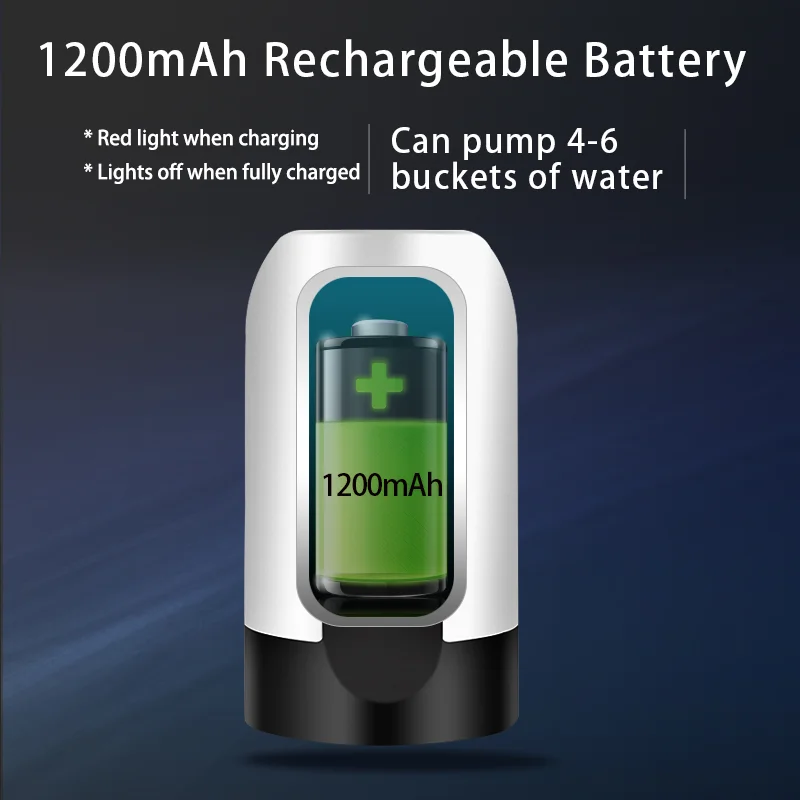 2022 Water Bottle Pump USB Charging Automatic Electric Dispenser Auto Switch Drinking |
