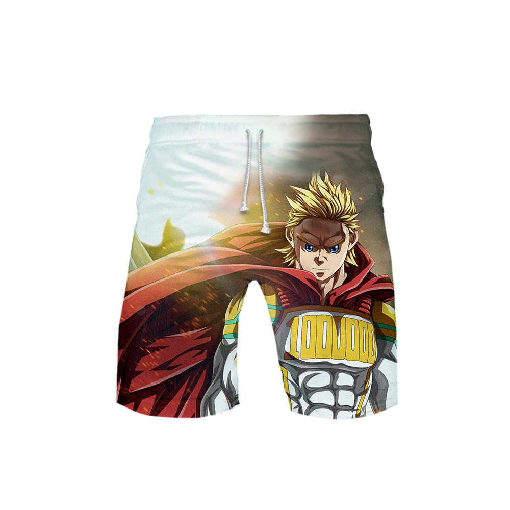 

My Hero Academia 3D summer hot sale men's casual shorts fashion beach shorts handsome thin breathable sports pants