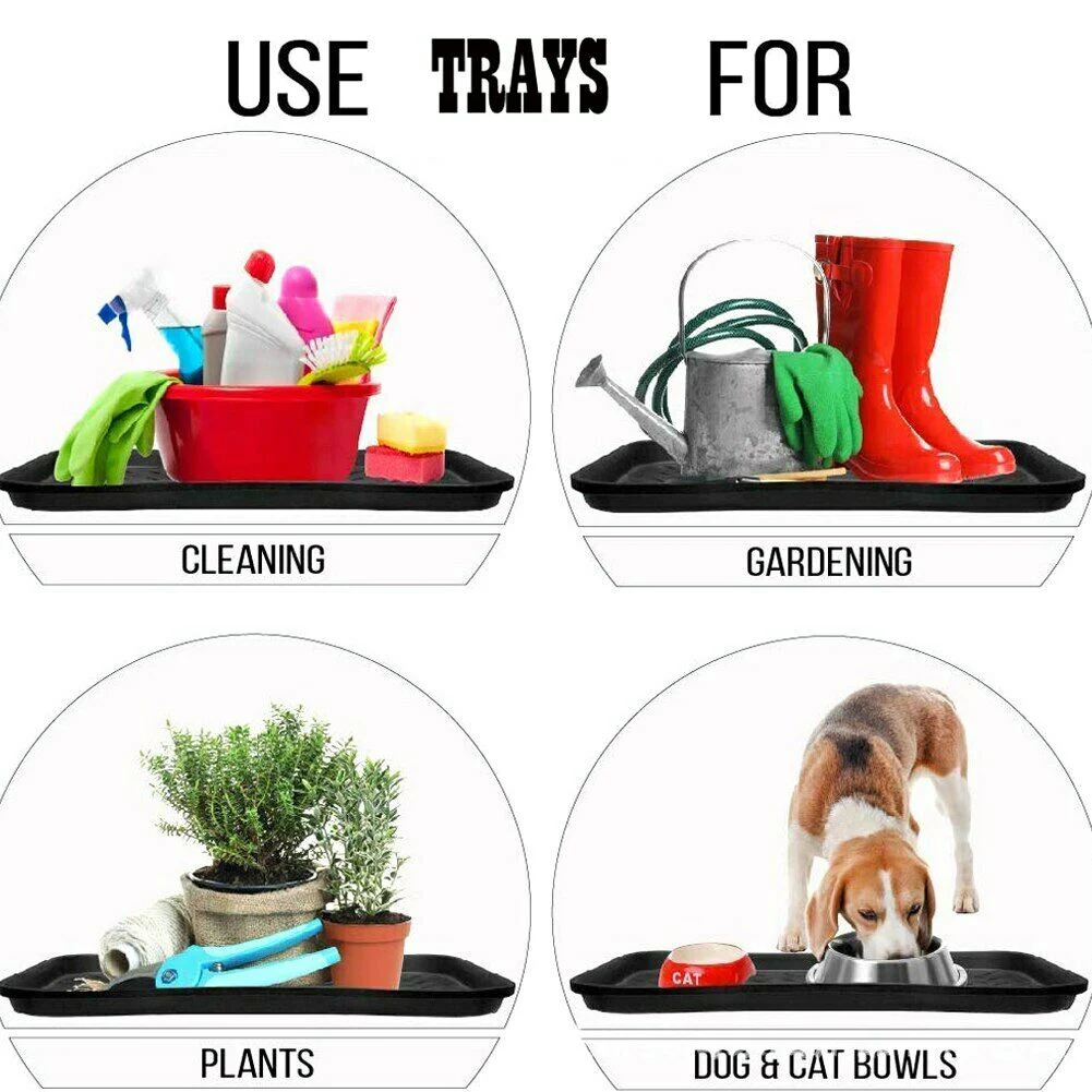 3 шт. инструмент для растений Универсальный моющийся поднос ботинок коврик обуви