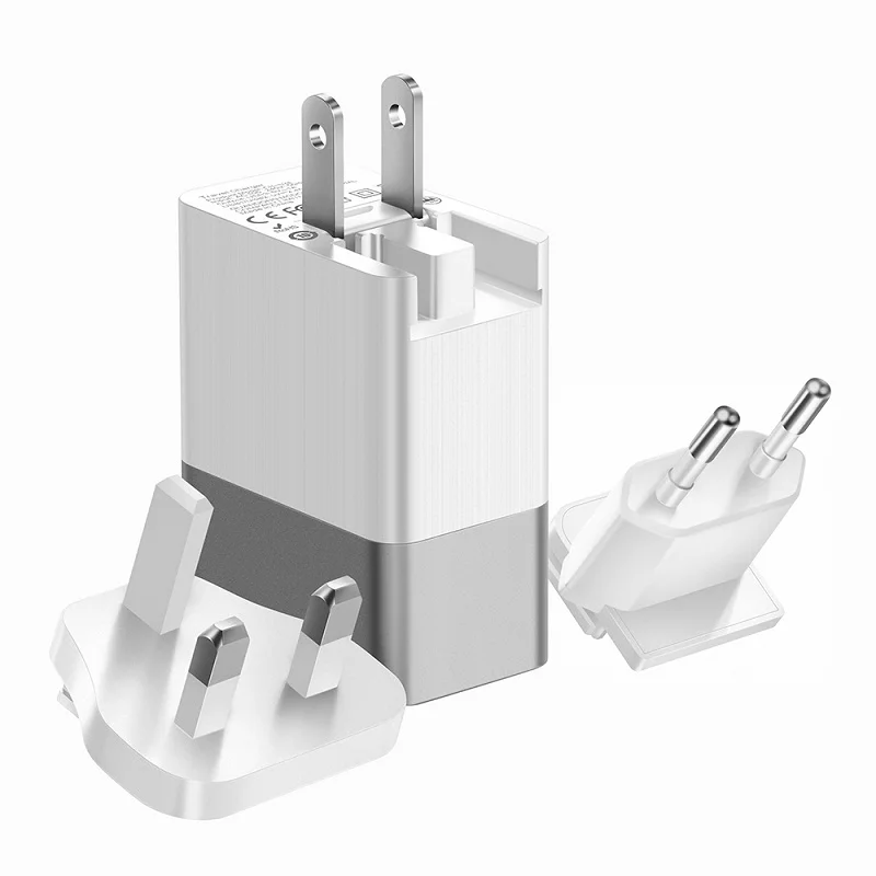 Mcdodo USB зарядное устройство EU/US/UK 3 в 1 Универсальное дорожное USB ЗУ для мобильного телефона Быстрая зарядка 3.4A настенное зарядное устройство для iPhone huawei - Тип штекера: WHITE