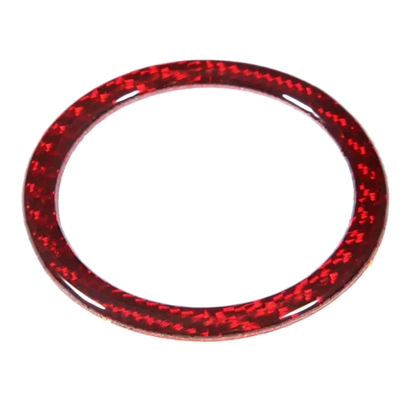 

NewEngine Start Button Ring Trim Decoration Left-Hand Driving Fits for Subaru BRZ 2013-2017 Carbon Fiber Red