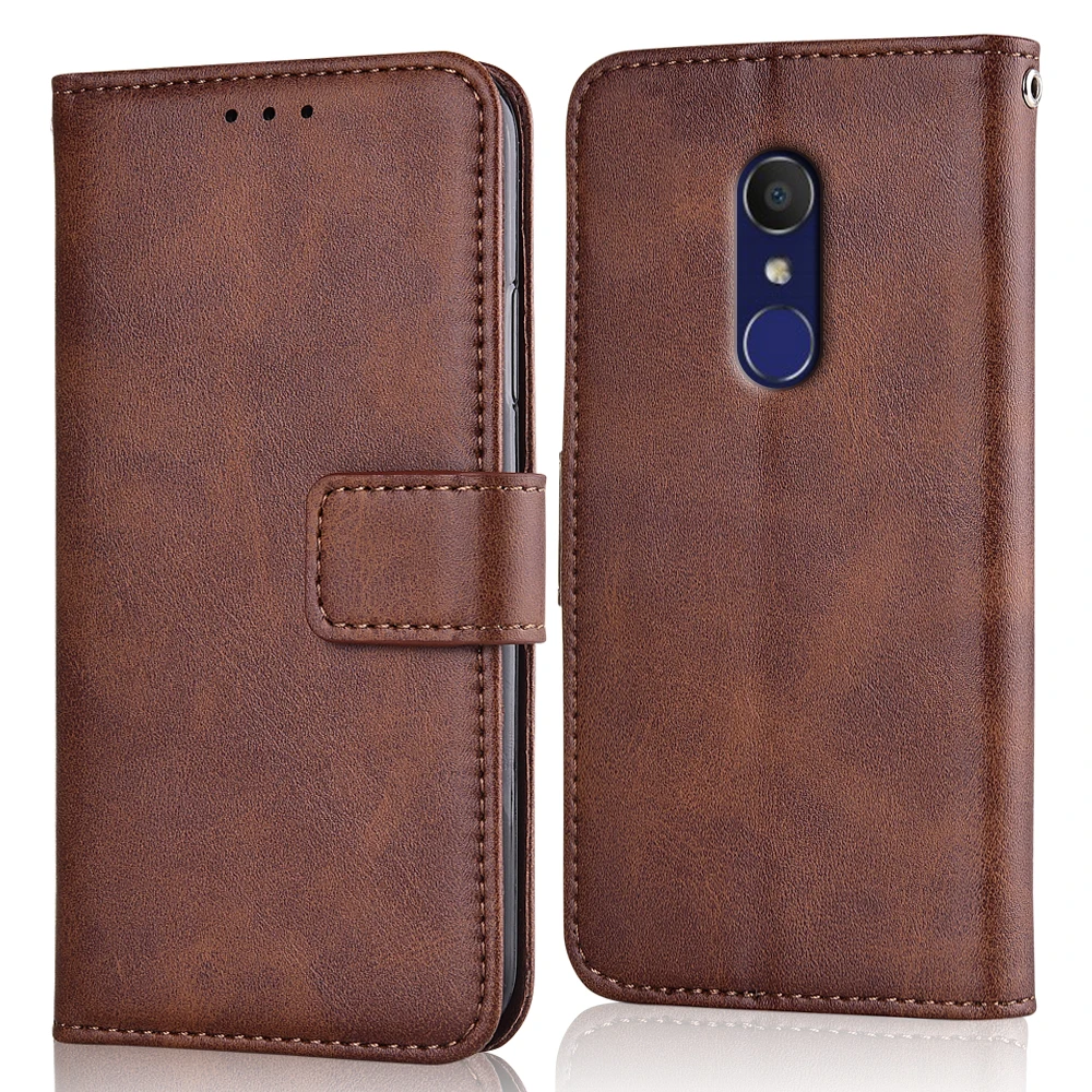 Чехол для Alcatel 3 5052 тонкий кожаный флип чехол 2018 5052D 5052Y бумажник Магнитный Alcatel3